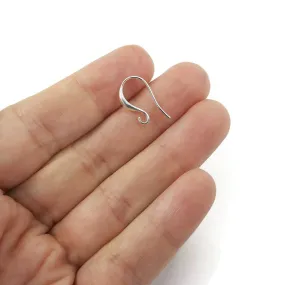 10 Nickel free earring hooks, Stainless steel ear wire, Gold and silver
