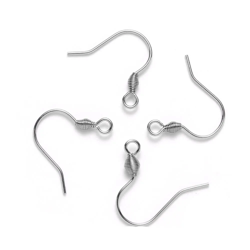 10 pcs earring hooks, Stainless steel earwire
