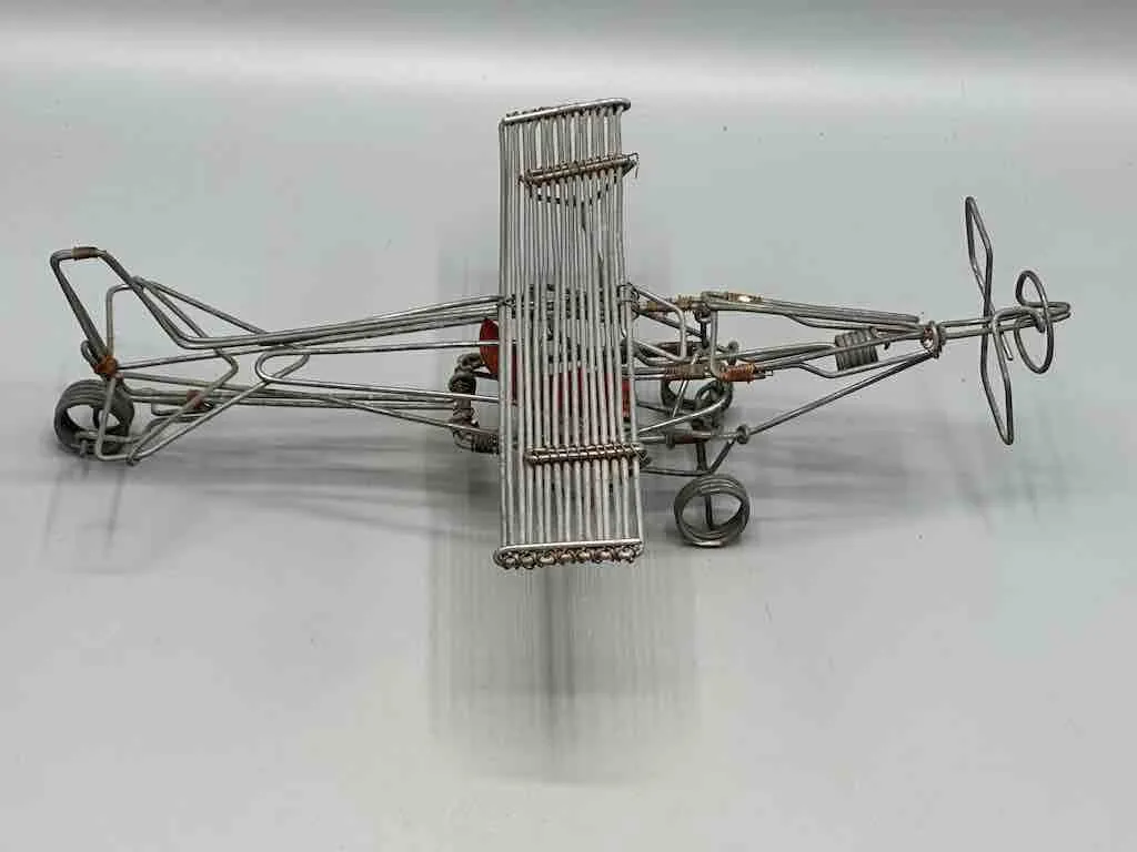 African Recycled Wire Toy Single Propellor Airplane - Niger
