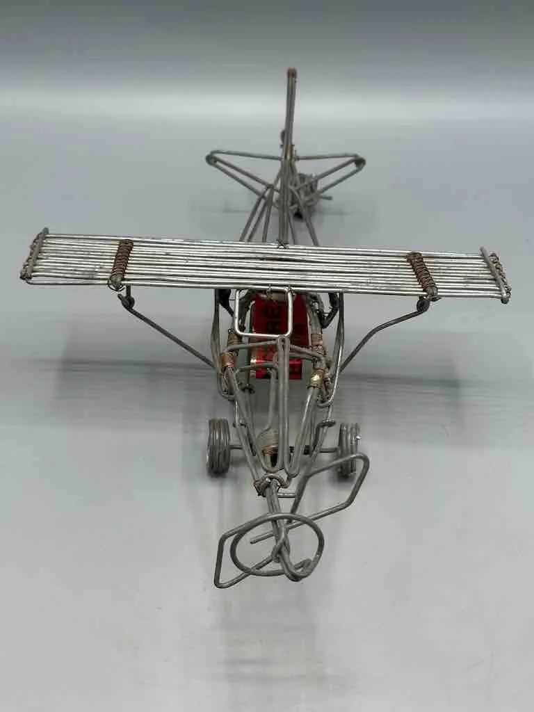African Recycled Wire Toy Single Propellor Airplane - Niger