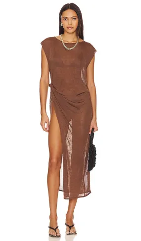 Asta Resort Pevero Dress in Chocolate