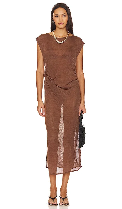Asta Resort Pevero Dress in Chocolate