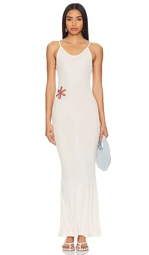 Asta Resort Stella Cut-out Dress in Cream
