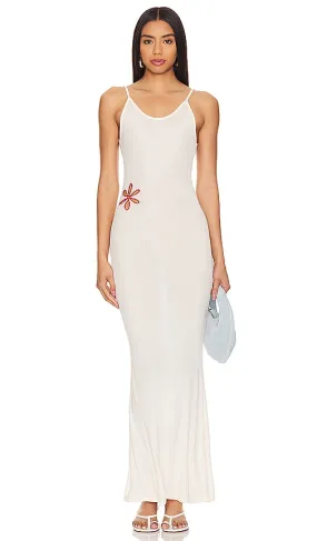 Asta Resort Stella Cut-out Dress in Cream