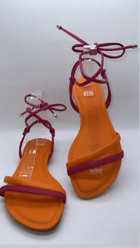 Bfb Shoes - Flat Sandals Orange Pink