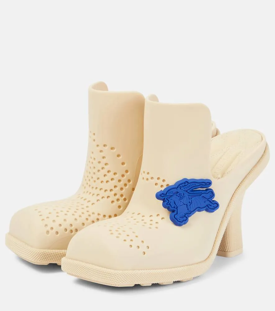 Burberry Highland rubber mules