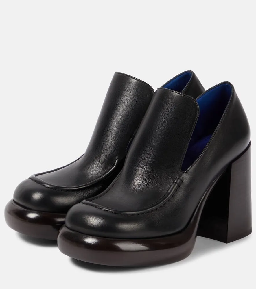 Burberry Leather loafer pumps