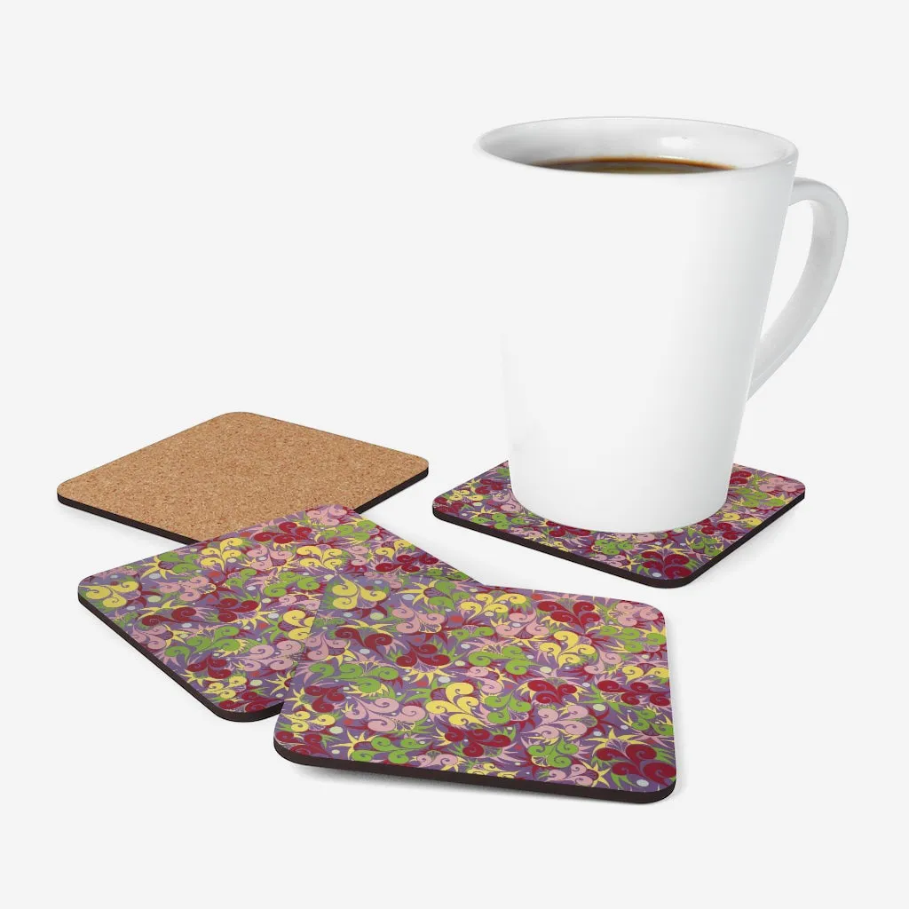 Floral Dynamic Coaster Set