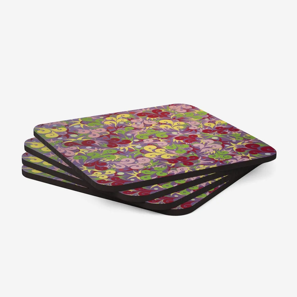 Floral Dynamic Coaster Set