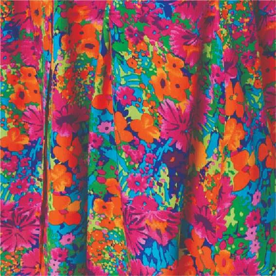 Floral V-Neck Frilled Sleeve Short Dress