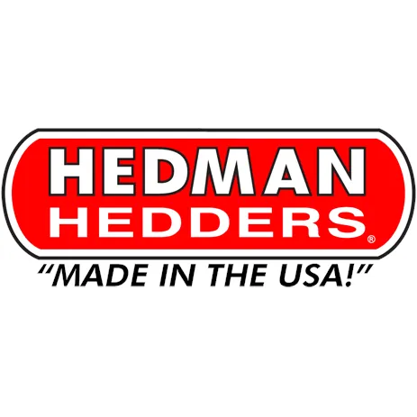 Hedman Hedders Street Headers - 1.625 in Primary - 3 in Collector - Black Paint - Small Block Mopar - Fullsize SUV / Truck 1972-91 - Pair