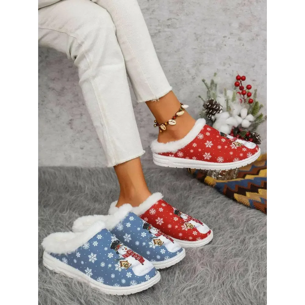 Indulge in Luxury Fashion for Women with Elegant Faux Fur Heel Flats