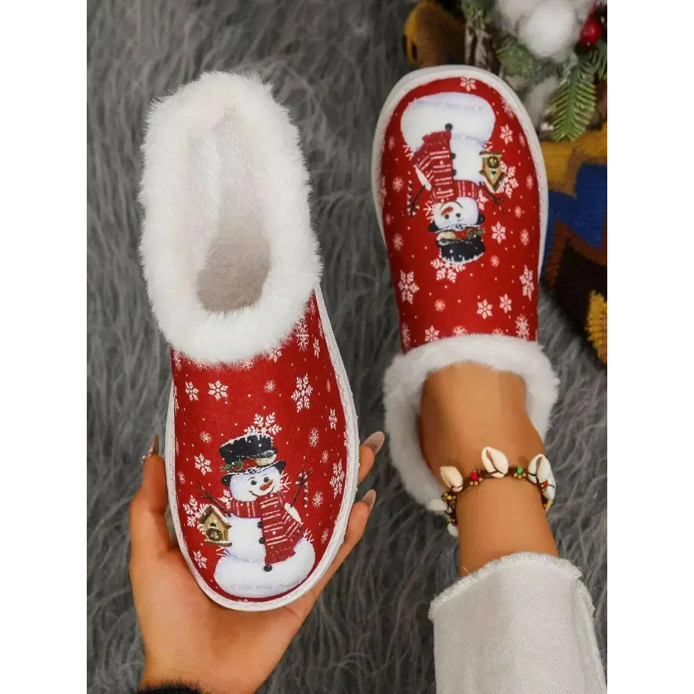 Indulge in Luxury Fashion for Women with Elegant Faux Fur Heel Flats