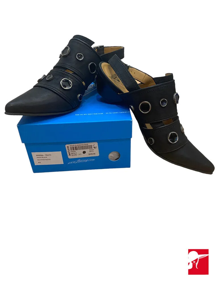 John Fluevog Serena-Truth slingback shoes NEW size 11