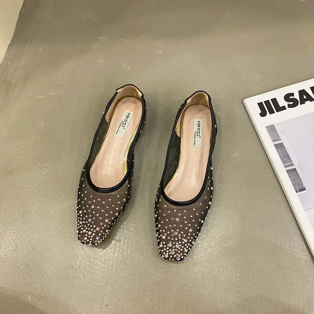 Mishi - Sparkly ballerina flats