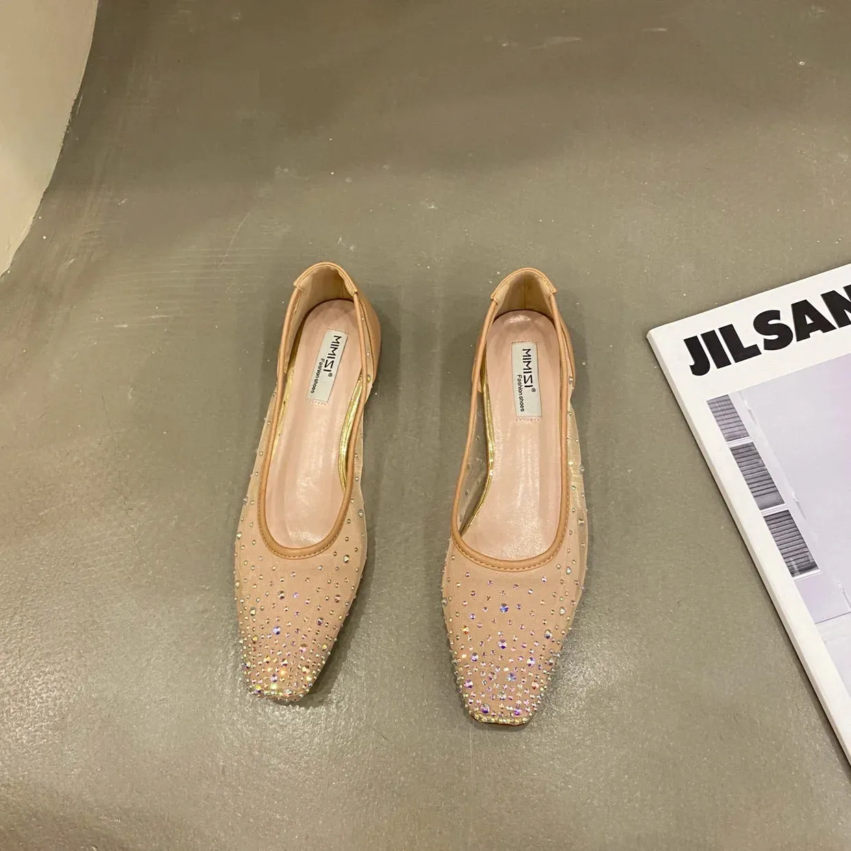 Mishi - Sparkly ballerina flats