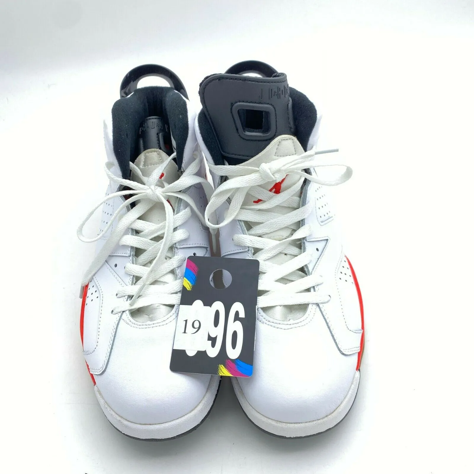 Nike Air Jordan 6 Retro White Infrared Size 13 384664-123
