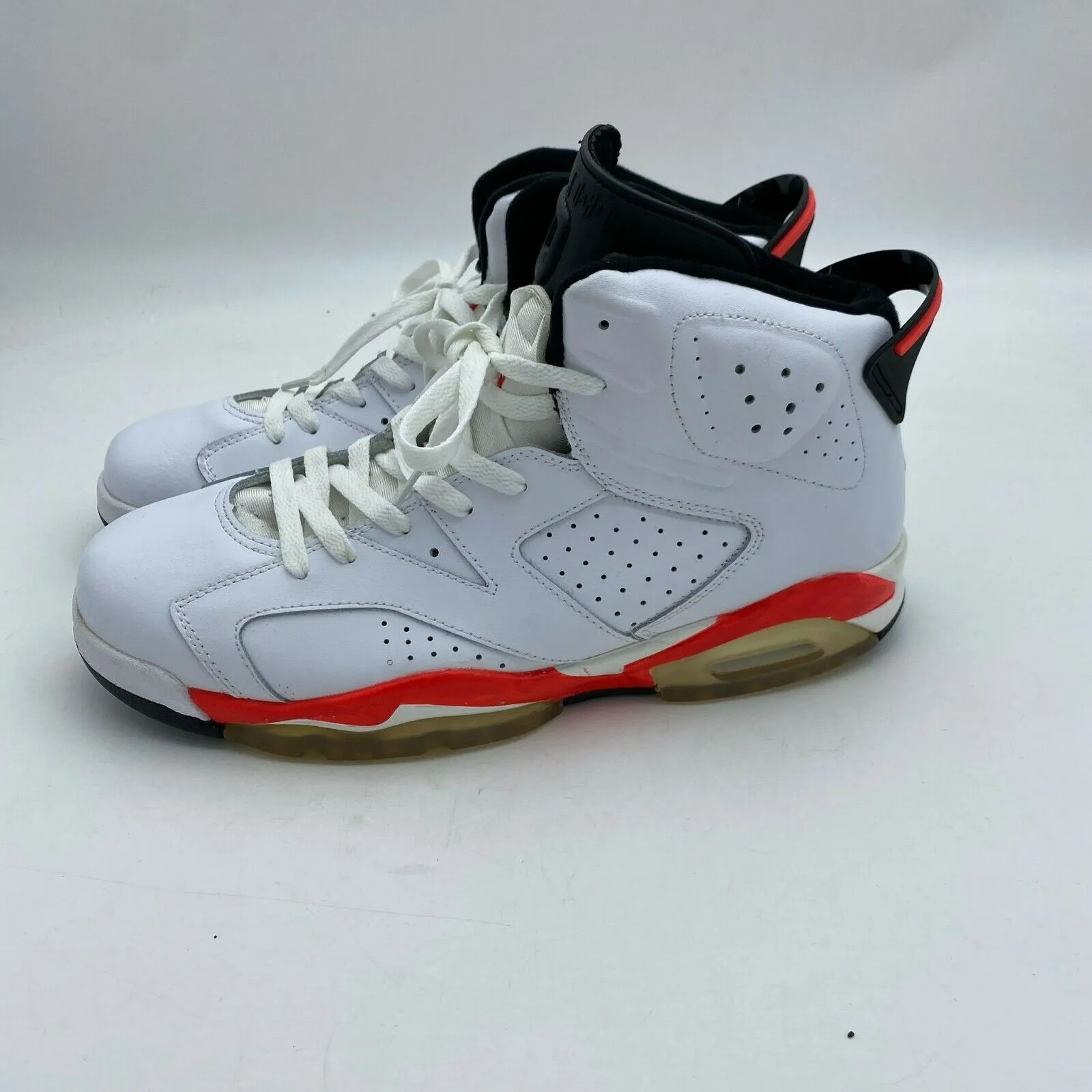 Nike Air Jordan 6 Retro White Infrared Size 13 384664-123