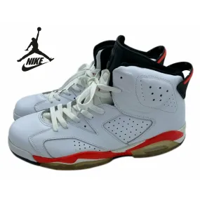 Nike Air Jordan 6 Retro White Infrared Size 13 384664-123