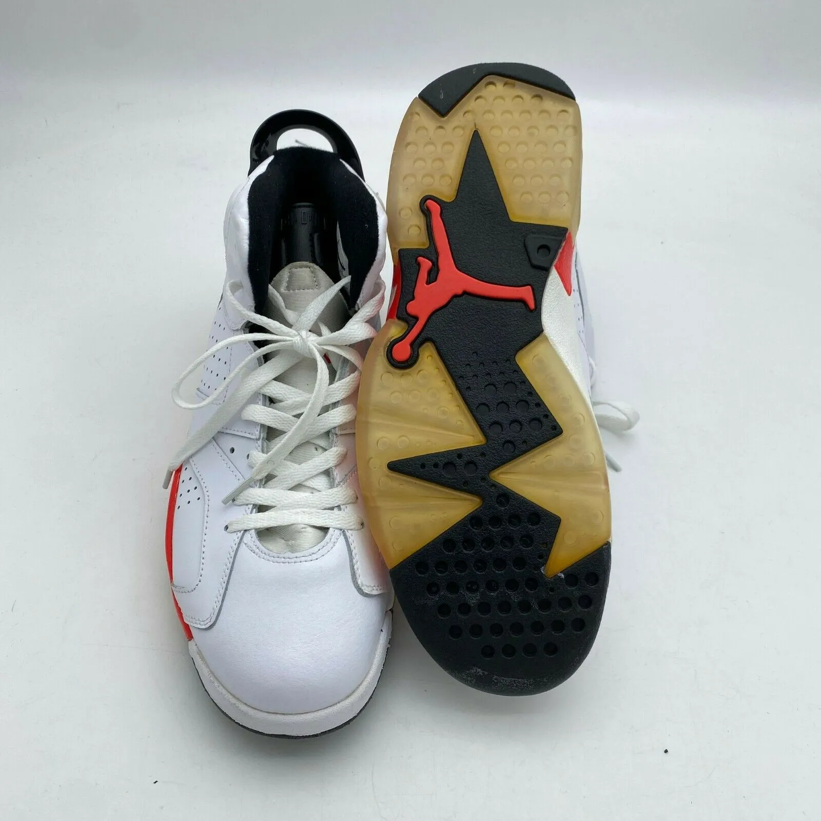 Nike Air Jordan 6 Retro White Infrared Size 13 384664-123
