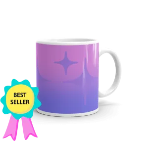 Purple Ghost Sparkle Mug
