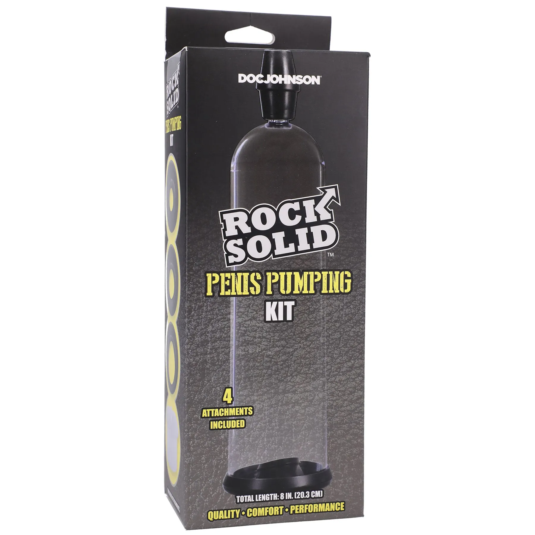Rock Solid - Penis Pumping Kit - Black/Clear