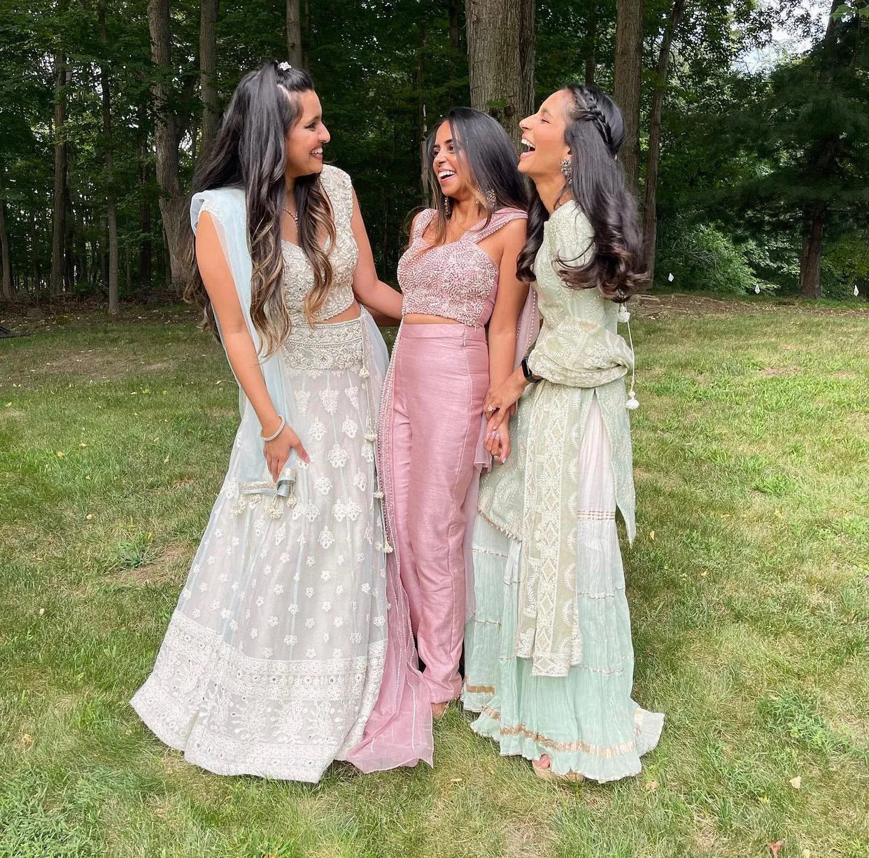 SAMPLE SALE: Dramatic Blush Draped Pant Set