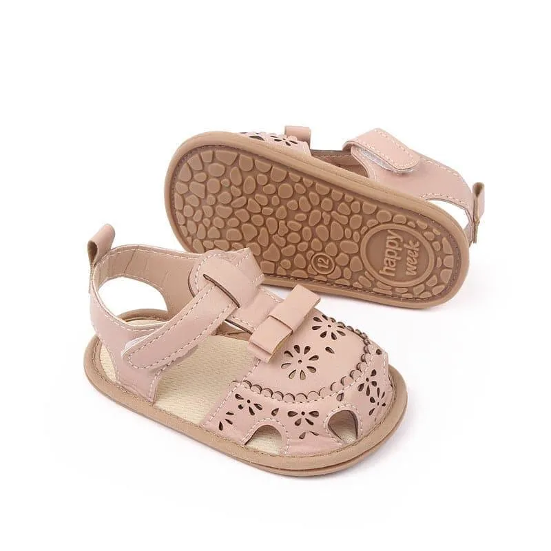 Summer Bow Soft-soled Baby Toe Sandals Cute Non-slip Toddlers