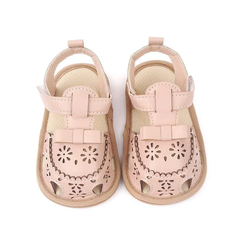 Summer Bow Soft-soled Baby Toe Sandals Cute Non-slip Toddlers
