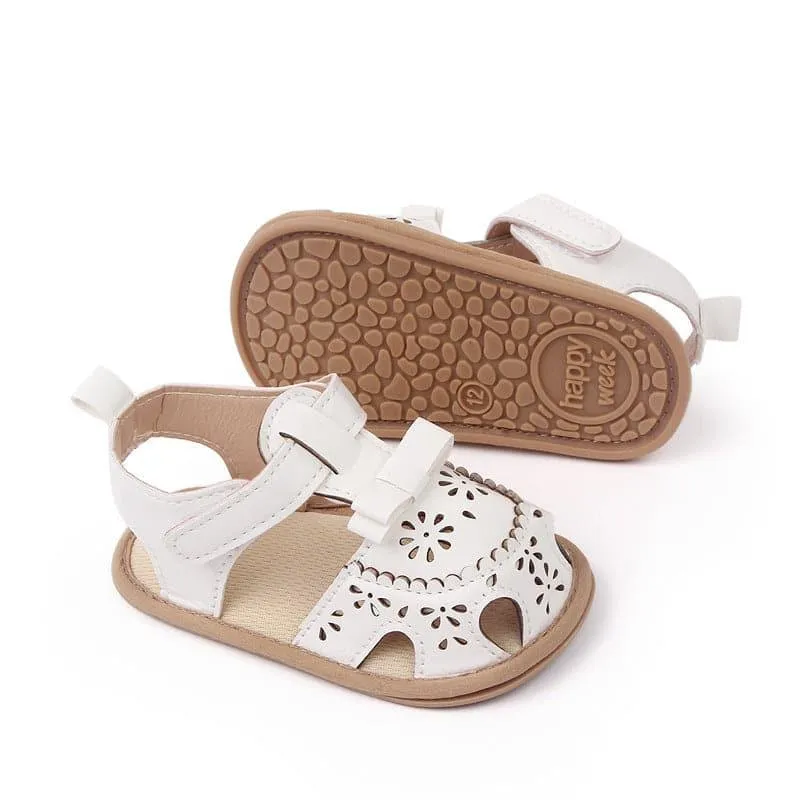 Summer Bow Soft-soled Baby Toe Sandals Cute Non-slip Toddlers