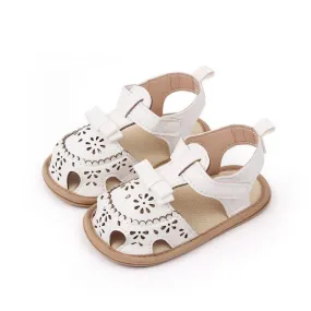 Summer Bow Soft-soled Baby Toe Sandals Cute Non-slip Toddlers