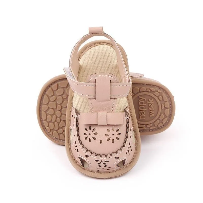 Summer Bow Soft-soled Baby Toe Sandals Cute Non-slip Toddlers