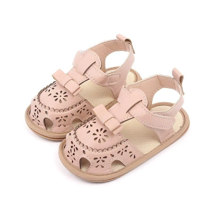 Summer Bow Soft-soled Baby Toe Sandals Cute Non-slip Toddlers