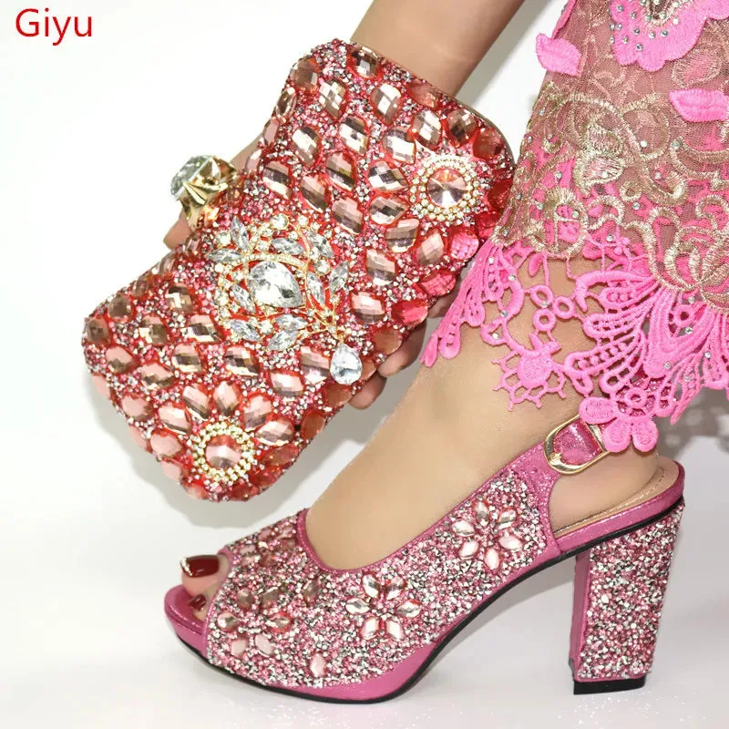 Women's Shoes and Bags To Match Set